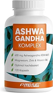 ProFuel Ashwagandha KSM-66 Komplex 120 Kapseln Test & Bewertung