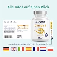 gloryfeel Omega 3 Fischöl 3000mg (240 Kapseln) — Bild 7