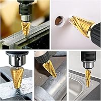 Flintronic HSS Stufenbohrer Set 3-tlg (4–12/4–20/4–32 mm) — Bild 7