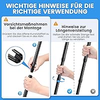 FINIBO Teleskop-Duschregal 4 Ablagen — Bild 4