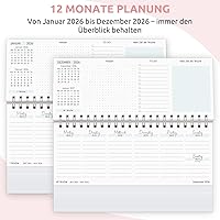 KONVINIT Tischkalender 2026 Quer (29,7 x 11,6 cm) — Bild 6