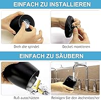 MOKHT FC-1 Outdoor-Aschenbecher 10×9×10 cm — Bild 7
