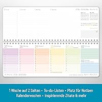 Häfft Wochen-Tischkalender 2026 Rainbow — Bild 3