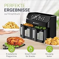 Juskys Airfryer 9L Doppelkammer — Bild 4