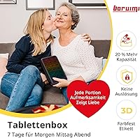 Doruimi Tablettenbox 7 Tage 3 Fächer — Bild 2