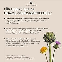 Sunday Natural Mariendistel Artischocke Löwenzahn Komplex 180 Kapseln — Bild 4