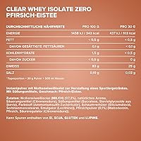 IronMaxx Clear Whey Isolate Zero Peach Ice Tea 400g — Bild 4