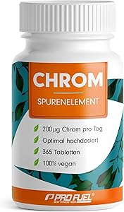 ProFuel Chrom Picolinat 200 mcg (365 Tabletten) Test & Bewertung