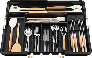 Euqvunn Besteckkasten 9 Fächer (33,3–56,5 cm) Test & Bewertung