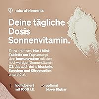 natural elements Vitamin D3 1000 I.E. (365 Tabletten) — Bild 3