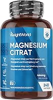 WeightWorld Magnesiumcitrat 444mg 240 Kapseln — Bild 1