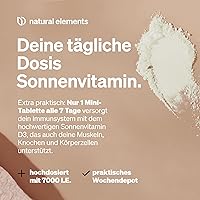 natural elements Vitamin D3 7000 I.E. 180 Tabletten — Bild 3