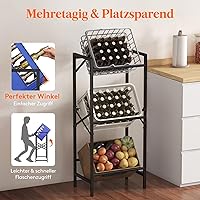 Lifewit Getränkekistenregal 3 Kisten — Bild 4