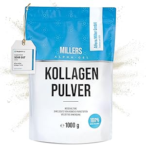 Alfons Miller Alpha-Gel Kollagen Pulver 1000 g Test & Bewertung