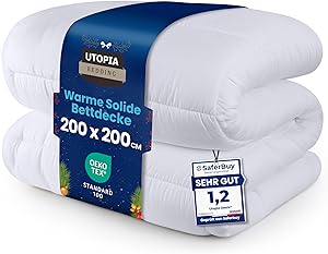 Utopia Bedding Bettdecke 200x200 cm 370 GSM Test & Bewertung