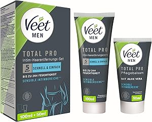 Veet Men Intim-Haarentfernungs-Set 100 ml Test & Bewertung
