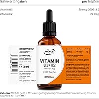 Wehle Sports Vitamin D3 K2 Tropfen 50ml — Bild 2