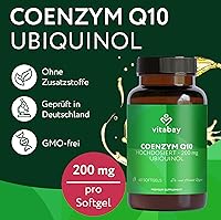 Vitabay Coenzym Q10 Ubiquinol 200mg – 60 Kapseln — Bild 3