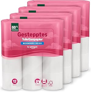 by Amazon Toilettenpapier 4-lagig, 48 Rollen Test & Bewertung