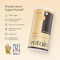 VETAIN Veganes Proteinpulver Vanille 600g — Bild 3