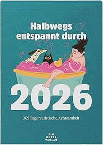 Ein guter Plan Abreißkalender Halbwegs entspannt durch 2026 Test & Bewertung