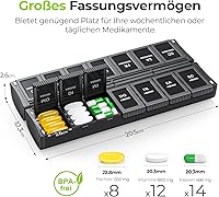 AUVON Faltbare Tablettenbox 7 Tage AM/PM — Bild 3