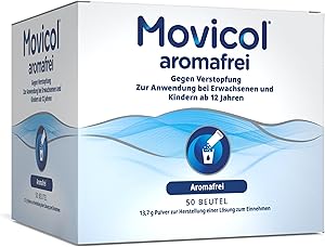 Movicol Dosierbeutel aromafrei 50 Beutel Test & Bewertung
