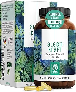 NATURTREU Omega 3 Vegan Algenöl 1000mg Test & Bewertung