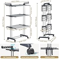 PurKeep EU-LYJXL-X Wäscheständer 4-Etagen — Bild 6