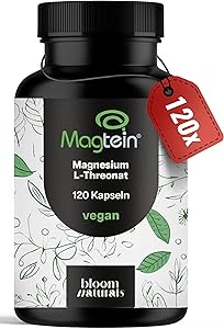 Bloom Naturals Magtein Magnesium L-Threonat 120 Kapseln Test & Bewertung