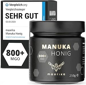 maorika Manuka Honig MGO 800+ (250g) Test & Bewertung