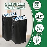 MOWETOO 20744 Pfandflaschen-Sammelbehälter 110L — Bild 4