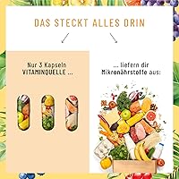 NATURTREU Multivitamin & Mineralien Komplex (90 Kapseln) — Bild 4