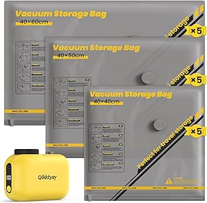 Qikktyay P18 Vakuumbeutel-Set 15-teilig mit kabelloser Pumpe Test & Bewertung