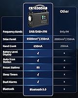 Roxicosly ROX-DE-CR1030DAB Kurbelradio 12000 mAh — Bild 8