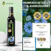 Kräuterland Schwarzkümmelöl ungefiltert 500ml — Bild 3