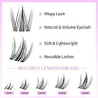 VEYESBEAUTY Wimperncluster Manga 8-18mm — Bild 3