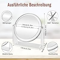 FANCYSEEU FA002N Kosmetikspiegel 7 Zoll 1x/15x — Bild 3