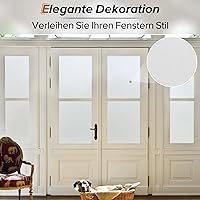 rabbitgoo Sichtschutzfolie Milchglas 44,5 x 200 cm — Bild 9