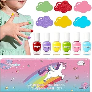 Aieenjor Kindernagellack-Set 6 Farben Test & Bewertung