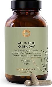 SUNDAY NATURAL Multivitamin Komplex 90 Kapseln Test & Bewertung