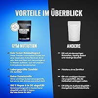 Gym Nutrition Creatin Monohydrat 500g — Bild 4