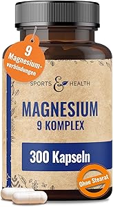 CDF Sports & Health Magnesium Komplex 400mg 300 Kapseln Test & Bewertung