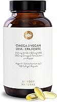 Sunday Natural Omega 3 Vegan Forte 120 Kapseln — Bild 1