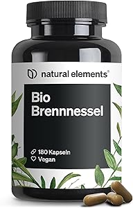 natural elements Bio Brennnessel Extrakt 10:1 – 180 Kapseln Test & Bewertung