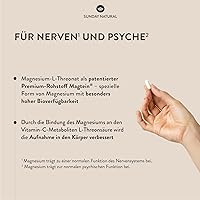 Sunday Natural Magnesium L-Threonate Magtein 120 Kapseln — Bild 4