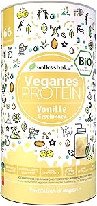 Volksshake BIO Protein Vegan Vanille 1000g Test & Bewertung