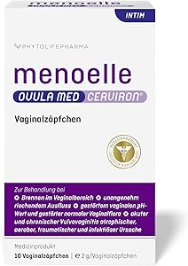 menoelle OVULA med CERVIRON Vaginalzäpfchen 10 Stück Test & Bewertung