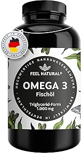 Feel Natural Omega-3 Fischöl Kapseln 365 Stück Test & Bewertung