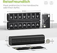 AUVON Faltbare Tablettenbox 7 Tage AM/PM — Bild 7